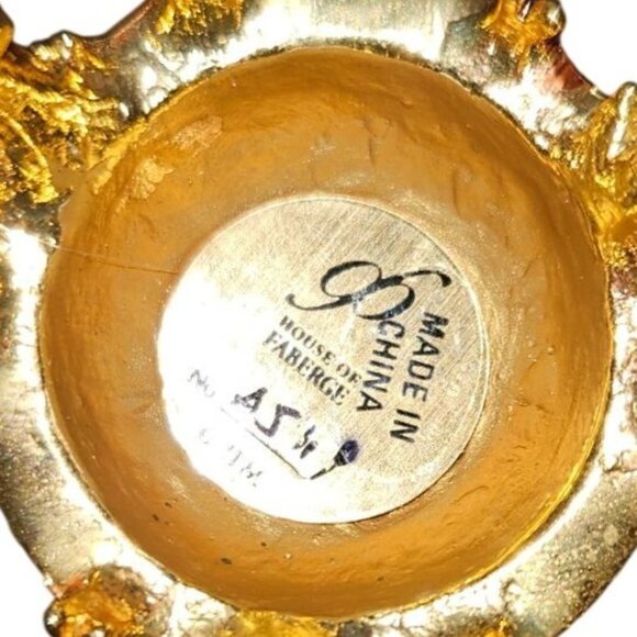 Faberge Egg Hummingbird Jewels In The Garden Franklin Mint Numbered Rare - Picture 8 of 11